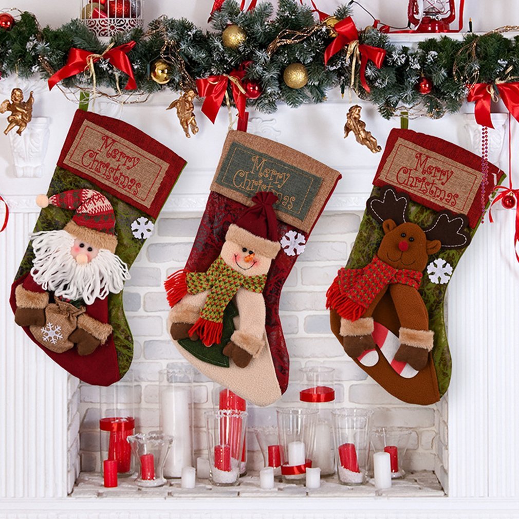 Festive Christmas Stocking Socks – Santa, Snowman & Reindeer Designs